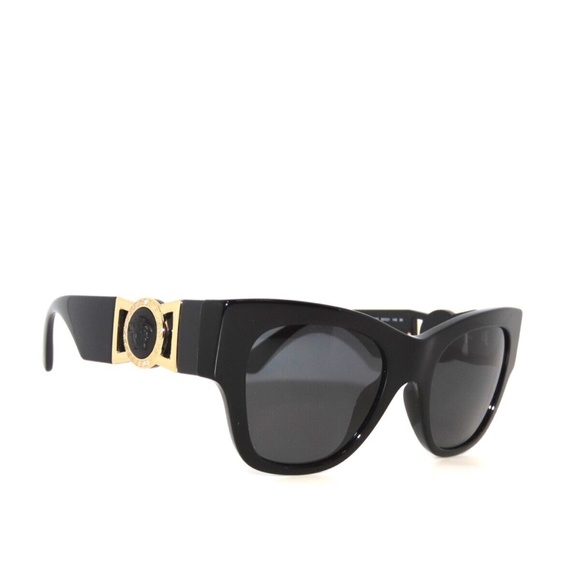 Versace 4415 GB1/87 Black Grey Gold Sunglasses VE4415U main image 2